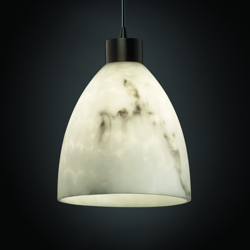 LumenAria LED Pendant in Brushed Nickel (102|FAL-8814-18-NCKL-BKCD-LED1-700)