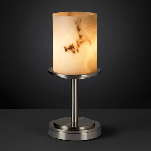 LumenAria One Light Table Lamp in Brushed Nickel (102|FAL-8798-10-NCKL)