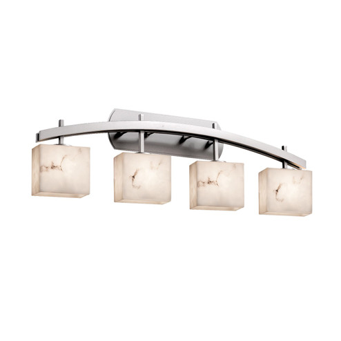 LumenAria Four Light Bath Bar in Brushed Nickel (102|FAL-8594-55-NCKL)