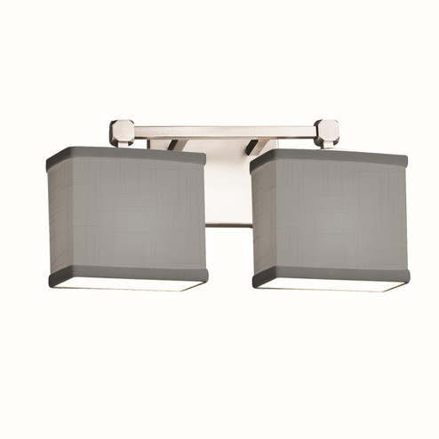 Textile Two Light Bath Bar in Polished Chrome (102|FAB-8422-10-GRAY-CROM)