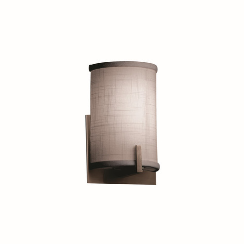 Textile LED Wall Sconce in Dark Bronze (102|FAB-5531-GRAY-DBRZ-LED1-700)