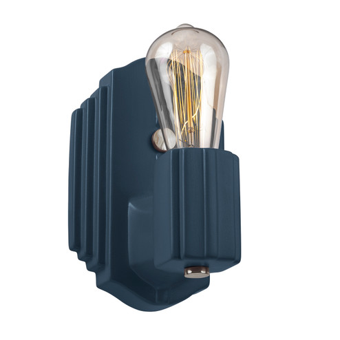 American Classics One Light Wall Sconce in Midnight Sky (102|CER-7041-MID-NCKL)