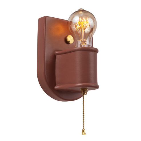 American Classics One Light Wall Sconce in Canyon Clay (102|CER-7031-CLAY-BRSS)
