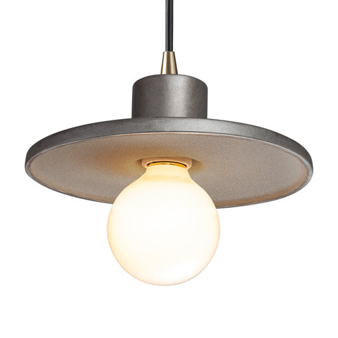 Radiance One Light Pendant in Antique Silver (102|CER-6325-ANTS-ABRS-BKCD)