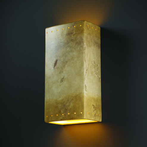 Ambiance Lantern in Greco Travertine (102|CER-1185W-TRAG)