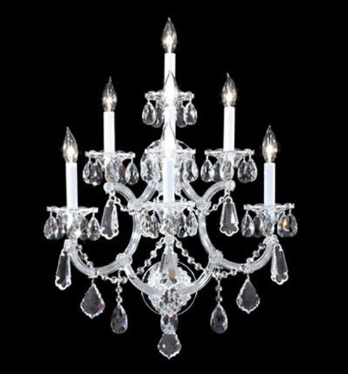 Maria Theresa Royal Seven Light Wall Sconce in Silver (64|94707S22)