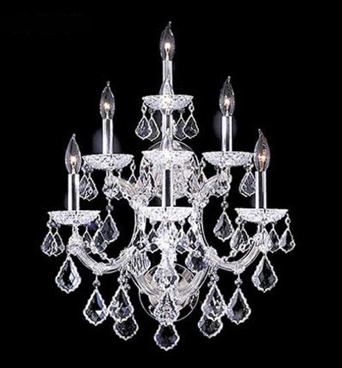 Maria Theresa Grand Seven Light Wall Sconce in Silver (64|91807S2X)