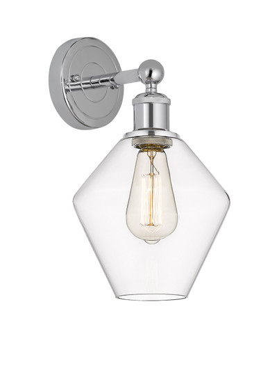 Downtown Urban One Light Wall Sconce in Polished Chrome (405|616-1W-PC-G652-8)