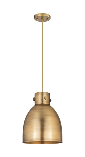 Downtown Urban One Light Pendant in Brushed Brass (405|410-1PM-BB-M412-10BB)