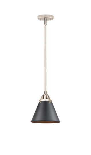 Nouveau 2 One Light Mini Pendant in Polished Nickel (405|288-1S-PN-M13-BK)