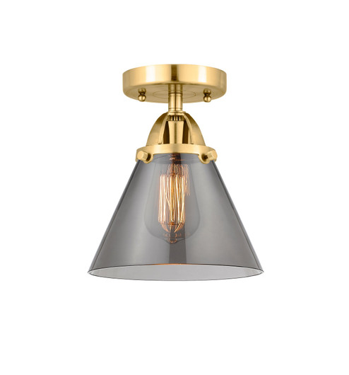 Nouveau 2 LED Semi-Flush Mount in Satin Gold (405|288-1C-SG-G43-LED)