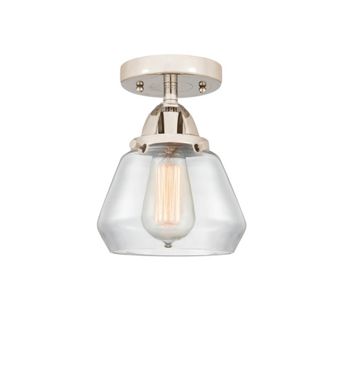 Nouveau 2 One Light Semi-Flush Mount in Polished Nickel (405|288-1C-PN-G172)