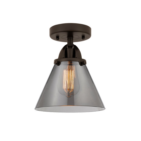 Nouveau 2 One Light Semi-Flush Mount in Oil Rubbed Bronze (405|288-1C-OB-G43)