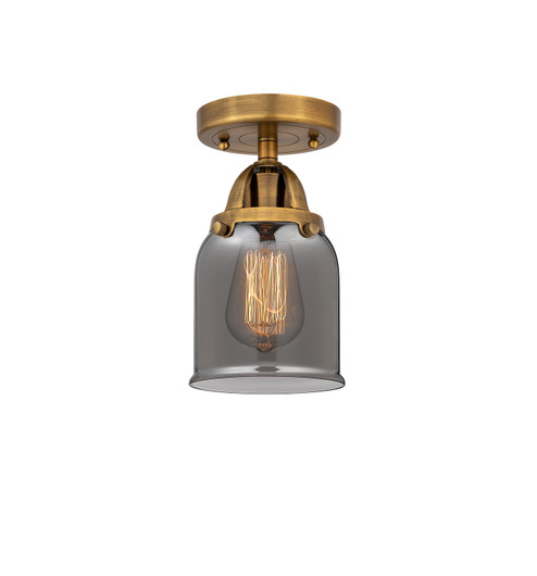 Nouveau 2 One Light Semi-Flush Mount in Brushed Brass (405|288-1C-BB-G53)