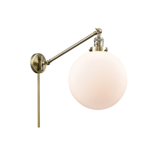 Franklin Restoration LED Swing Arm Lamp in Antique Brass (405|237-AB-G201-12-LED)