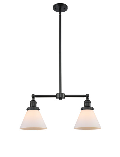 Franklin Restoration LED Island Pendant in Matte Black (405|209-BK-G41-LED)