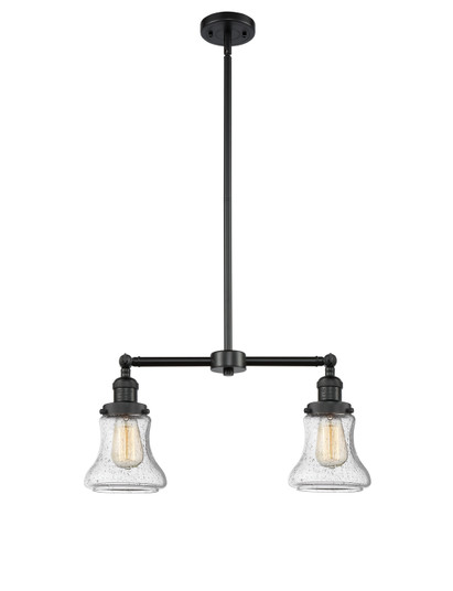 Franklin Restoration LED Island Pendant in Matte Black (405|209-BK-G194-LED)