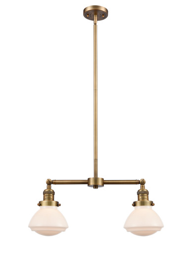 Franklin Restoration LED Island Pendant in Brushed Brass (405|209-BB-G321-LED)