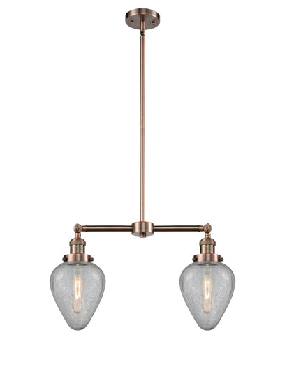 Franklin Restoration LED Island Pendant in Antique Copper (405|209-AC-G165-LED)