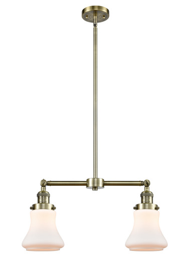 Franklin Restoration LED Island Pendant in Antique Brass (405|209-AB-G191-LED)