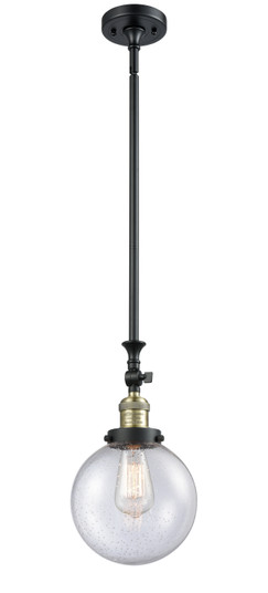 Franklin Restoration LED Mini Pendant in Black Antique Brass (405|206-BAB-G204-8-LED)