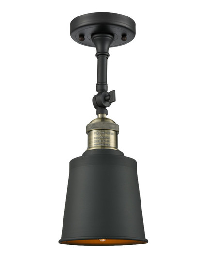 Franklin Restoration One Light Semi-Flush Mount in Black Antique Brass (405|201F-BAB-M9-AB)