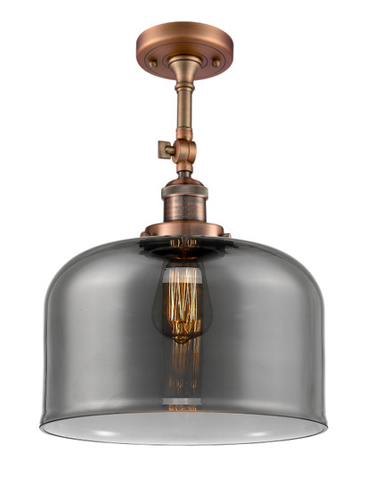 Franklin Restoration LED Semi-Flush Mount in Antique Copper (405|201F-AC-G73-L-LED)