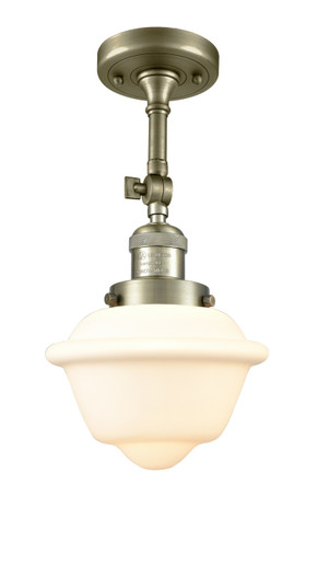 Franklin Restoration LED Semi-Flush Mount in Antique Brass (405|201F-AB-G531-LED)