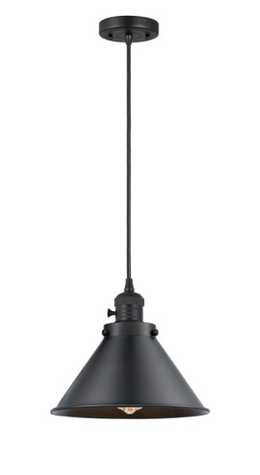 Franklin Restoration LED Mini Pendant in Matte Black (405|201CSW-BK-M10-BK-LED)