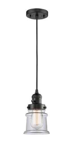 Franklin Restoration LED Mini Pendant in Matte Black (405|201CSW-BK-G182S-LED)