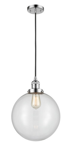 Franklin Restoration LED Mini Pendant in Polished Chrome (405|201C-PC-G202-12-LED)