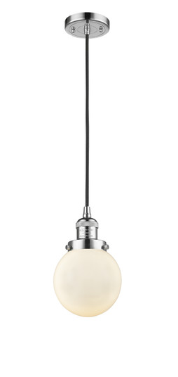 Franklin Restoration LED Mini Pendant in Polished Chrome (405|201C-PC-G201-6-LED)