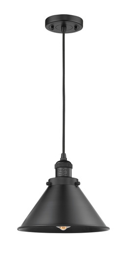 Franklin Restoration LED Mini Pendant in Matte Black (405|201C-BK-M10-BK-LED)