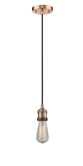 Franklin Restoration LED Mini Pendant in Antique Copper (405|201C-AC-LED)