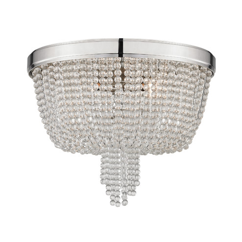 Royalton Four Light Flush Mount in Polished Nickel (70|9008-PN)