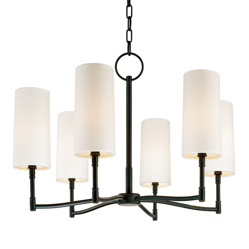 Dillon Six Light Chandelier in Old Bronze (70|366-OB)