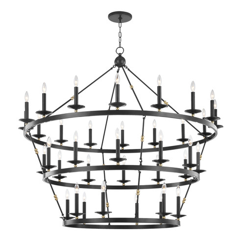 Allendale 36 Light Chandelier in Aged Old Bronze (70|3258-AOB)