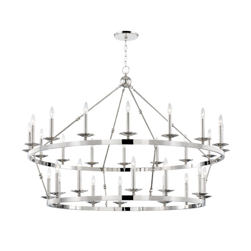 Allendale 28 Light Chandelier in Polished Nickel (70|3228-PN)