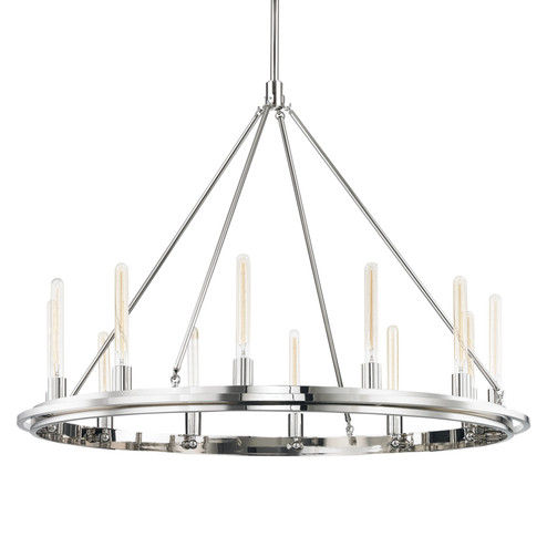 Chambers 12 Light Pendant in Polished Nickel (70|2745-PN)