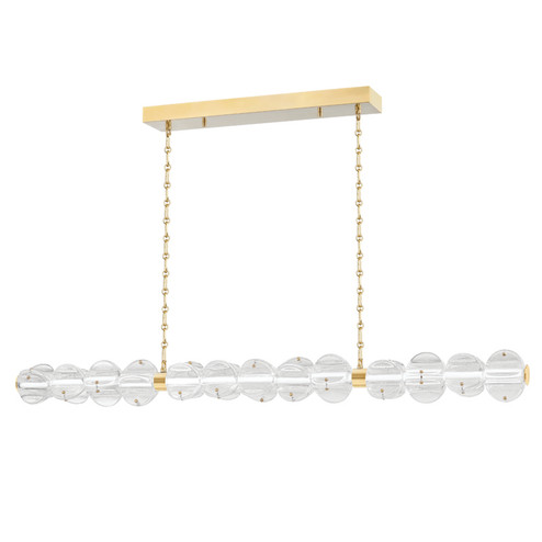 Lindley LED Island Pendant in Aged Brass (70|1950-AGB)