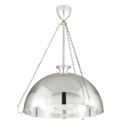 Levette One Light Pendant in Aged Silver (70|1226-AS)