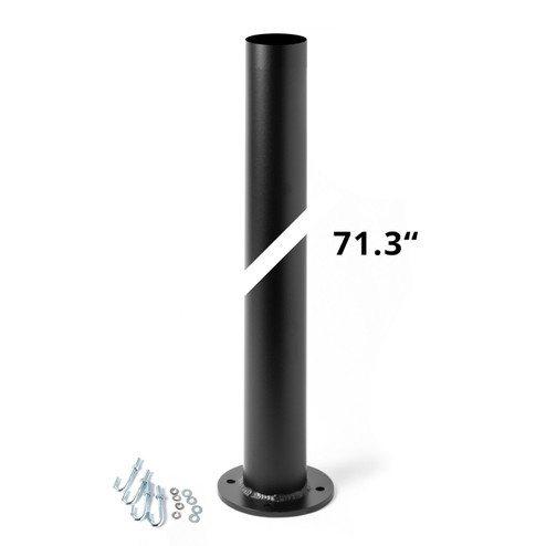 Round Post Outdoor Post in Coastal Burnished Steel (39|390271-78)