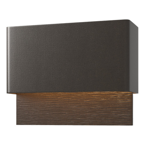 Stratum LED Outdoor Wall Sconce in Coastal Oil Rubbed Bronze (39|302630-LED-14-14)