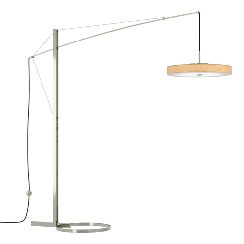 Disq LED Floor Lamp in Sterling (39|234510-LED-85-SG1970)