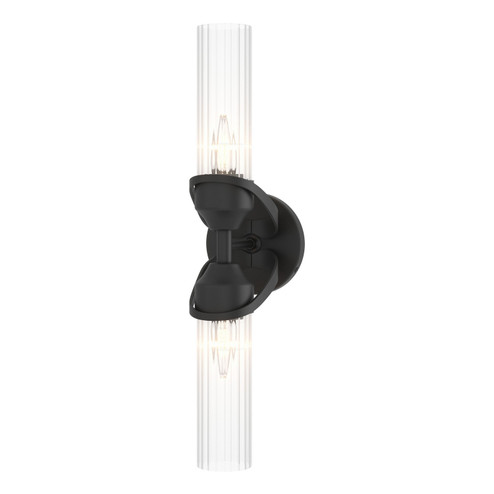 Bow Two Light Bath Sconce in Black (39|201346-SKT-10-ZM0634)