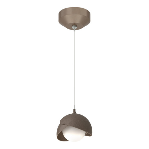 Brooklyn One Light Mini Pendant in Bronze (39|161183-SKT-STND-05-05-GG0711)