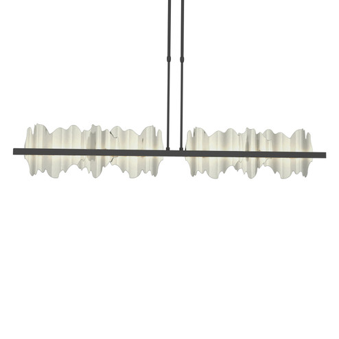 Hildene LED Pendant in Black (39|139652-LED-LONG-10-85)