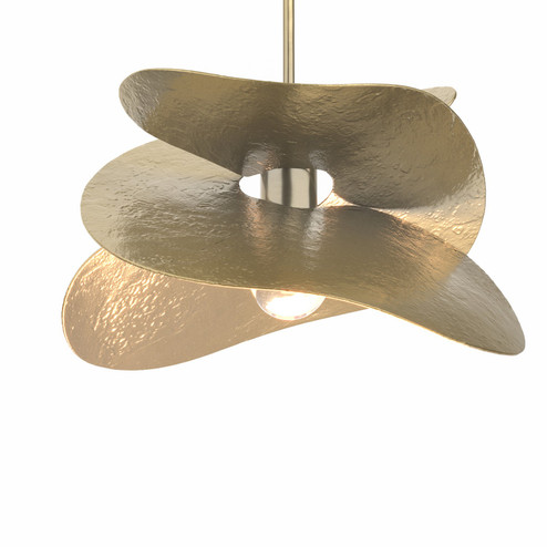 Hibiscus One Light Pendant in Modern Brass (39|139450-SKT-MULT-86)