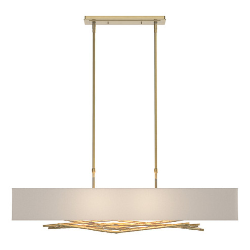 Brindille Four Light Pendant in Modern Brass (39|137660-SKT-STND-86-SE4298)