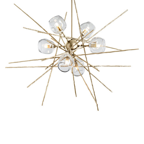 Griffin Six Light Pendant in Modern Brass (39|131590-SKT-MULT-86-ZM0709)